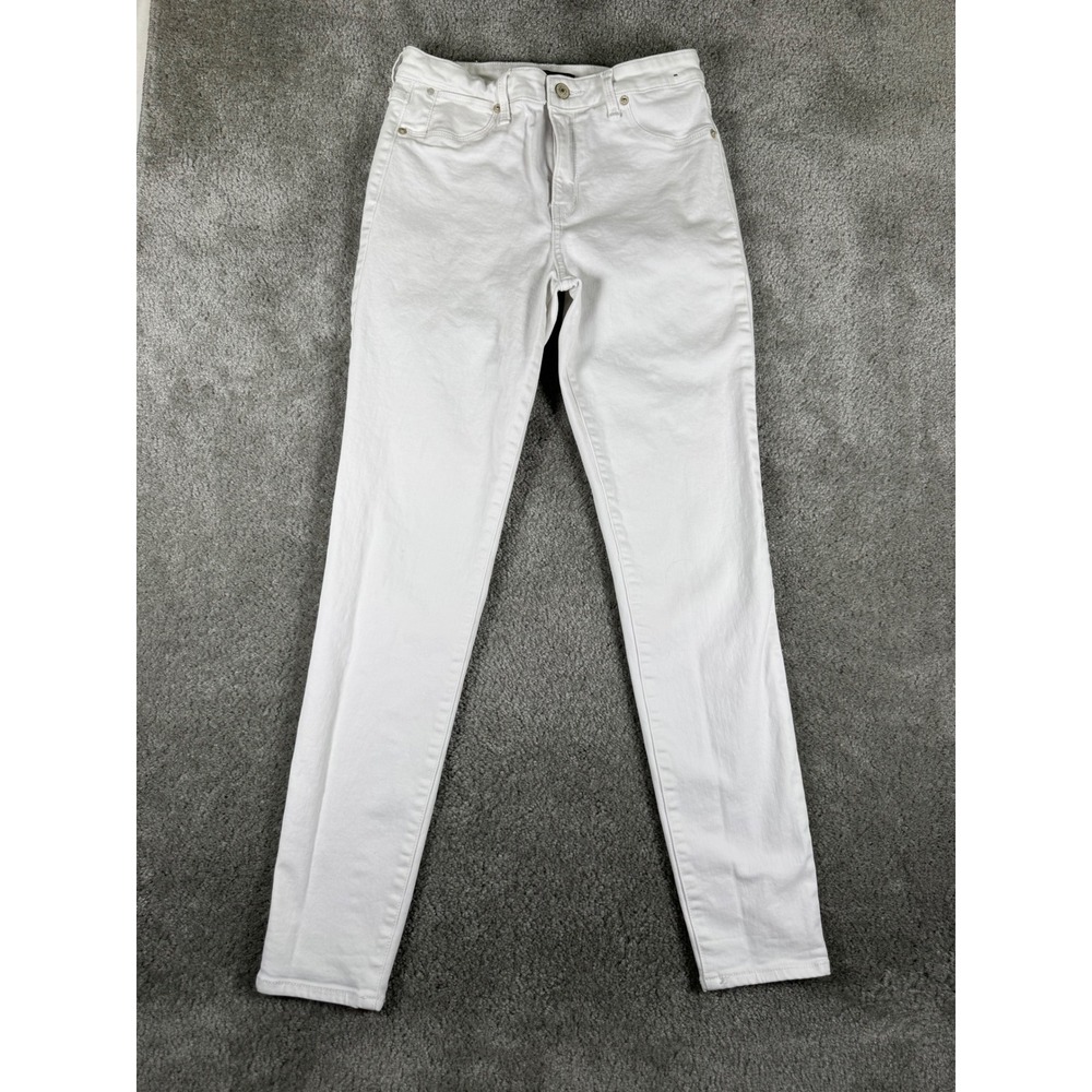 Abercrombie & Fitch Signature Collection White Skinny Jeans W26 L28R